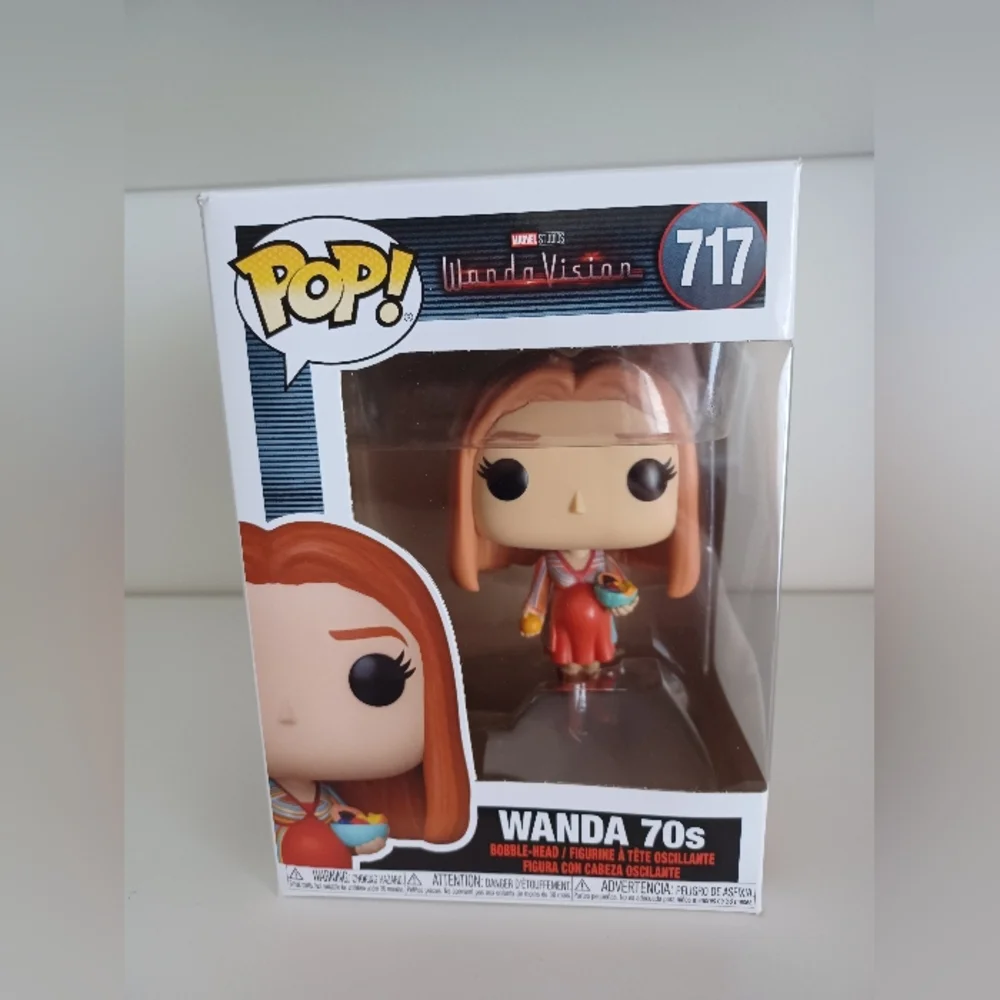 Marvel Wanda 70s From WandaVision 717 Vinyl Figure Funko Pop Collectible Toy
